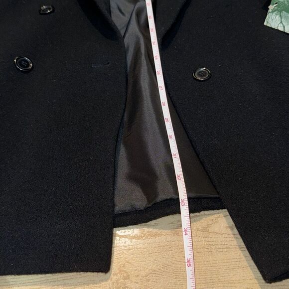 NWT Nuage at Debenhams black long coat size 16 - Picture 8 of 13
